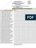 Control de Asistencia de 5to B