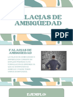 Falacias de Ambiguedad