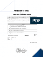 Certificado de Nota