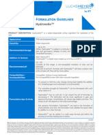 HYDROSELLA - Formulation Guidelines v4