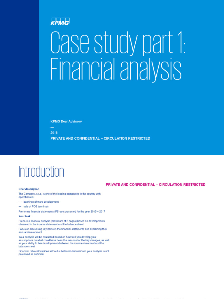 Financial Analysis Case Study 2015-2017 | PDF | Expense | Accounting