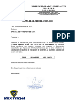 Carta de No Adeudo N