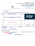 Orçamento Posto Tetra D.MARIA LONA