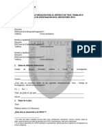 Anex 02 Formulario de Autorización para El Depósito de Tesis, Trabajos e Informes de Investigación en El Repositorio Upch