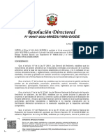 Resolucion - Directoral-00007-2022-Minedu-Digeie Exp 58825-2022 PDF
