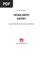 HCNA-HNTD Entry Training Materials V2.2