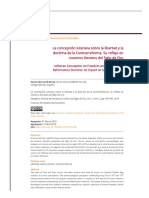 La Concepción Luterana Sobre La Libertad y La Doctrina de La Contrarreforma. Su Reflejo en Nuestros Literatos Del Siglo de Oro