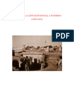 Situació Social A Paterna (1920-1923)