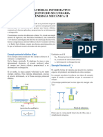 Energía Potencial Elástica y Mecánica para PR