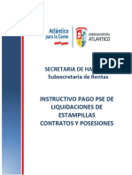 Instructivo para Pago Por Pse de Estampillas