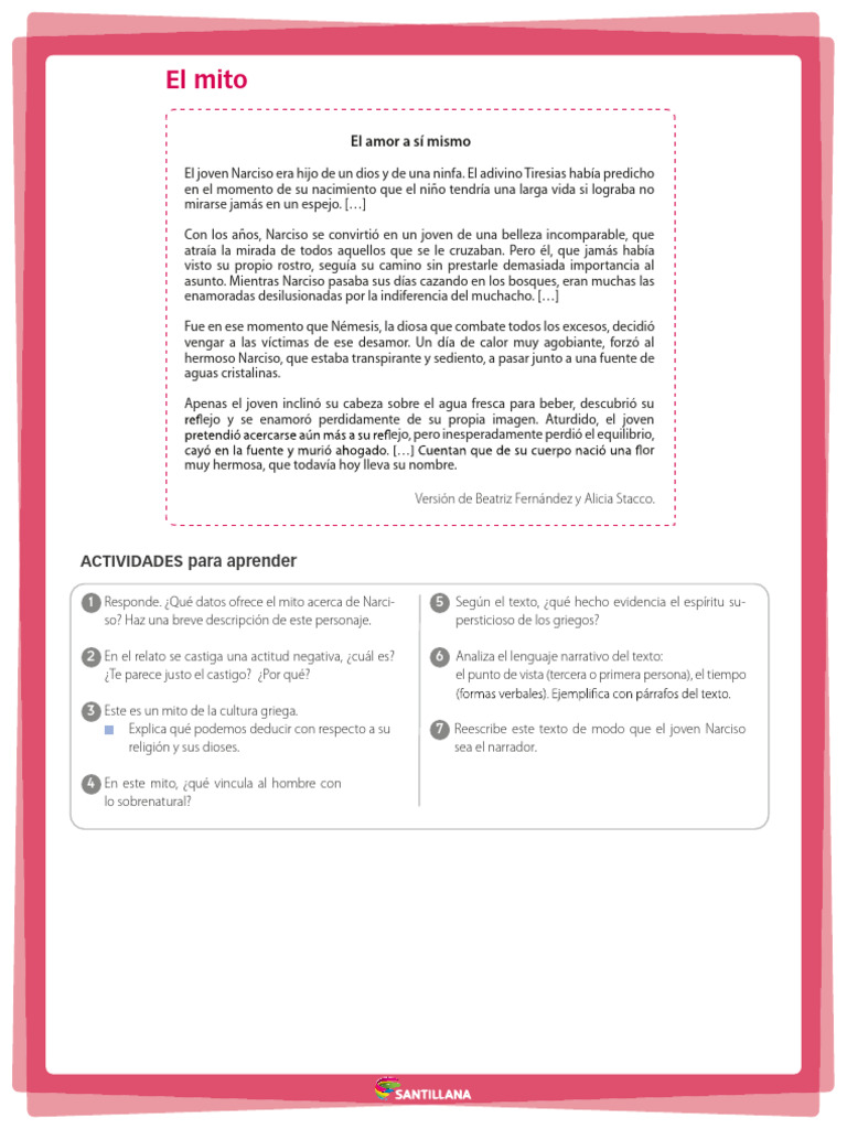 Actividades Del Mito Pdf