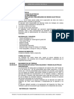 Especificaciones Técnicas Instalaciones Electricas