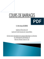 Cours BARRAGES - Introduction Et Généralités