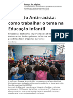 Educacao Antirracista Como Trabalhar o Tema Na Educacao Infantil