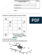 AVALIAÇÃO DE PORT 1º ANO - Doc 2023