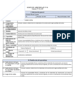 1 Distribución de Los Materiales Sesión de Aprendizaje N°1