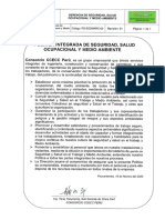 Política Integrada de Seguridad Ssomarc