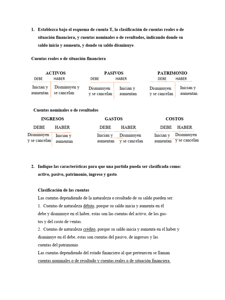 Clasificación y Registro de Cuentas Contables | PDF | Bancos | Tarjeta ...