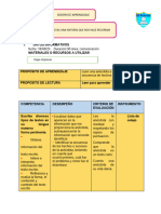 Sesion de Aprendizaje de La Anecdota