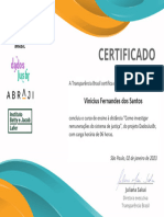 Certificado - Vinicius Fernandes Dos Santos