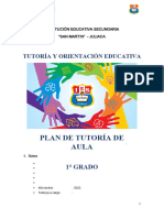 Plan de Aula Primer Grado