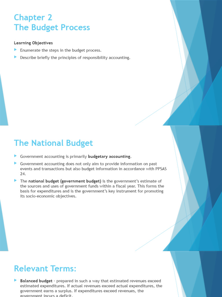 The budget process pdf budget appropriation bill