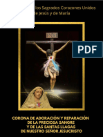Corona de Adoración y Reparación de La Preciosa Sangre y de Las Santas Llagas de Nuestro Señor Jesucristo Marzo 2023