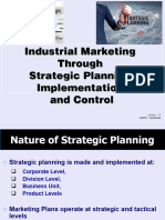 Lecture: Industrial Marketing Through Strategic Planning, Implementation and Control 