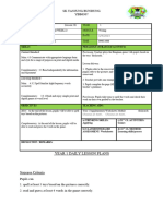 SK Tanjung Bundung YBB6307: Year 1 Daily Lesson Plans