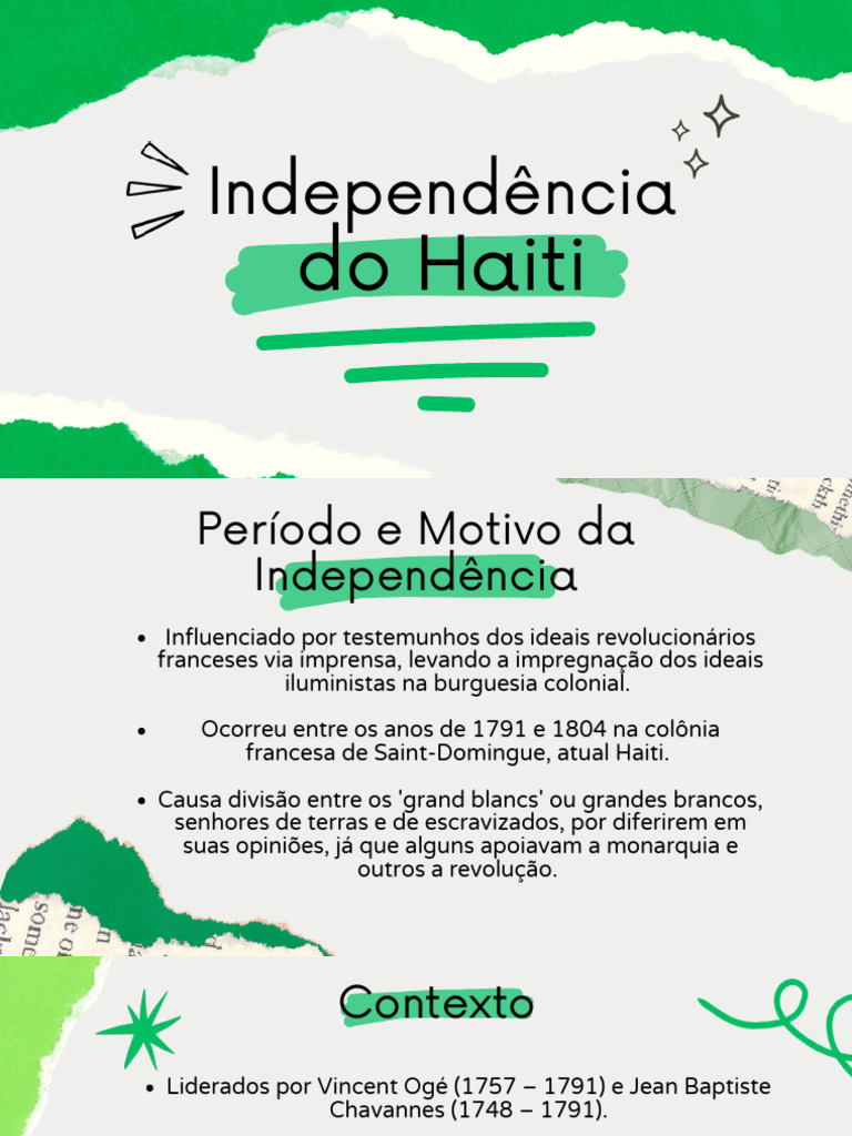 Independência Do Haiti | PDF