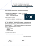 Solicitud - Ganoza Peves - Mutuo Acuerdo 3 Materias Exp 003-2022