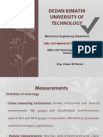 EMG 1203 Manufacturing Processes 1-Dimensional Analysis Notes 2020