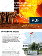 Laporan Kerja PT Betts Indonesia