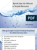 Peran Air Bersih & Air Minum Saat Bencana - Seila