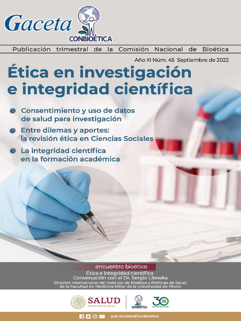 Gactea 45 Etica en Investigacion e Integridad Cientifica PDF