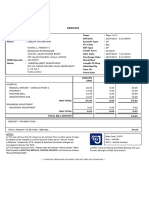 Invoice: Sentosa Medical Centre SDN - BHD "Account Payee Only"