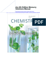 Chemistry 6th Edition Mcmurry Solutions Manual