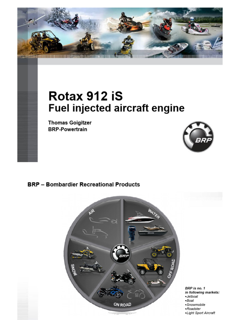 Rotax912iS Presentation 20130227 PDF Ignition System Vehicles