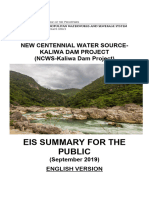 EIA Kaliwa Dam