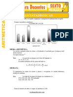 Las Estadisticas para Sexto de Primaria