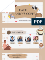 Café: "Tandy'S Coff": Entrepreneurship Project