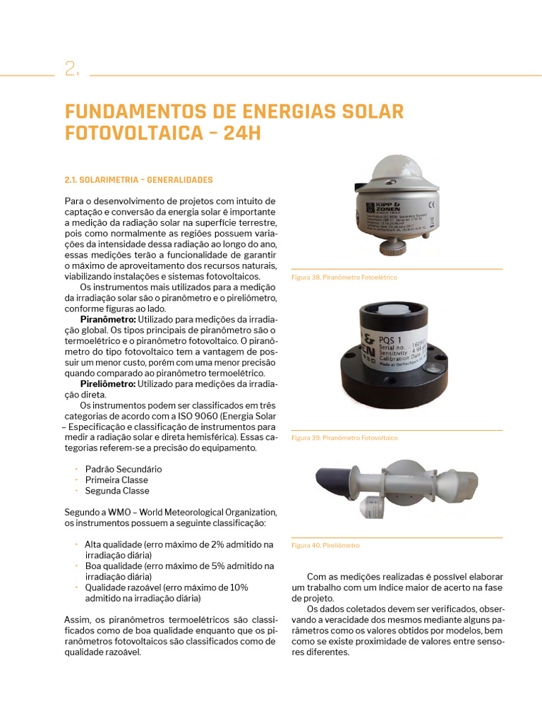 Fundamentos da Energia Solar Fotovoltaica | PDF | Energia solar ...