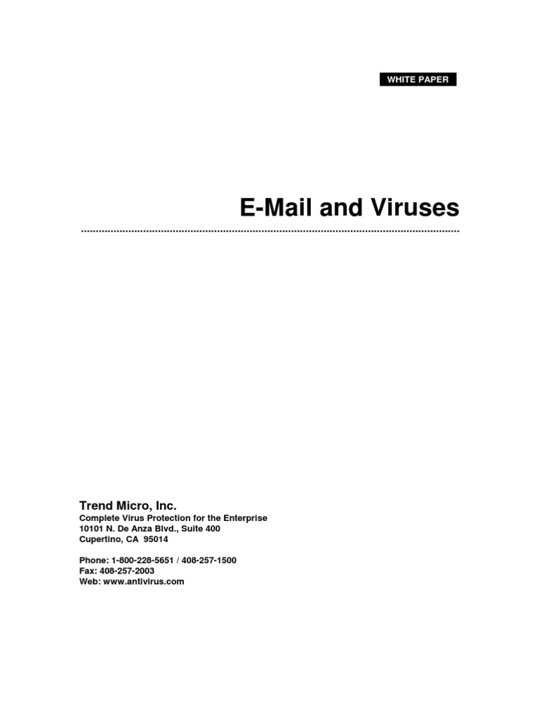 Emailvir | PDF | Computer Virus | Antivirus Software