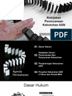 Kebijakan Perencanaan Kebutuhan ASN