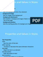 HTML - CSS - Properties