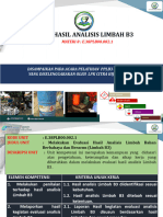 Melakukan Evaluasi Hasil Analisis Limbah B3