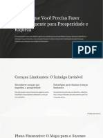 3 Coisas Que Voce Precisa Fazer Imediatamente para Prosperidade e Riqueza