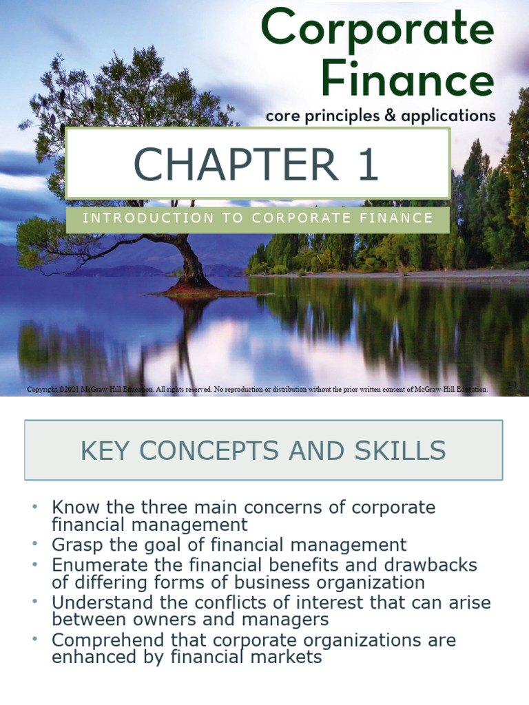Introduction to corporate finance ppt pdf partnership investing