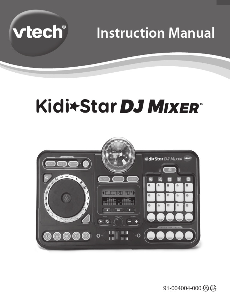 how to use kidistar dj mixer