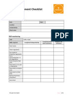 KC - Skills Assessment Checklist Cooking